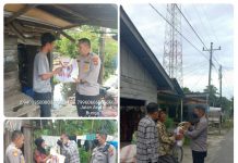 Polres Tanjungbalai Berikan Bantuan Sosial Sebanyak 60 Paket Bagi Masyarakat Yang Terdampak Akibat Kenaikan BBM