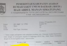 SK Direktur Bayangan Rumah Sakit Umum Buat Resah Tenaga Medis Di Kisaran