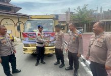 Polres Tanjungbalai kirimkan Bakti Sosial Untuk Korban Bencana Gempa Bumi di Kabupaten Tapanuli Utara