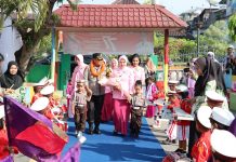 Kapolres Tanjungbalai Didampingi Ketua Bhayangkari Tanjungbalai Tatap Muka dengan Pengurus dan Murid TK Yayasan Kemala Bhayangkari Cabang Tanjungbalai