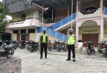 Untuk Kenyamanan Saat Beribadah Minggu Personil Satlantas Polres Tanjungbalai Melaksanakan Gatur Lalin di Lokasi Gereja