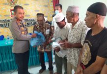 Wakapolres Tanjungbalai Hadiri Pembagian Bansos Sembako
