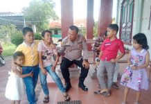 Usai Ibadah Minggu, Kapolsek Datuk Bandar Terima Curhat Dari Jemaat
