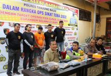 Konferensi Pers Polres Tanjungbalai Ungkap Kasus Pembunuhan