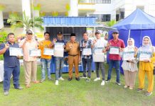 Wali Kota Waris Tholib Serahkan Bantuan CSR Bank Sumut Kepada Para Pelaku UMKM