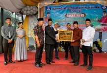 Hadiri Pelepasan Siswa/i SMAN 1 Tanjungbalai, Wali Kota Waris Pesan Tetap Semangat, Jangan Pernah Berhenti Belajar
