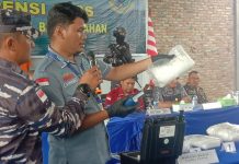 Lanal TBA Gagalkan Penyeludupan 6 Kilo Sabu di Perairan Asahan
