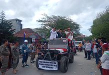 Ribuan Warga Tumpah Ruah ke Jalan Saksikan Pawai HUT Ke-78 RI di Tanjungbalai