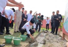 Peletakan Batu Pertama Pembangunan Musala Al Jannah Lembaga Pemasyarakatan (Lapas) Kelas IIB Tanjung Balai Asahan