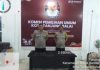 Personel Polres Tanjungbalai Siagakan Pengamanan Kantor KPU