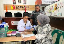 Bawaslu Tanjungbalai Laksanakan Rikkes Kesehatan