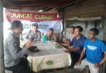 Jumat Curhat, Polsek Sei Tualang Raso Dengarkan Aspirasi Warga