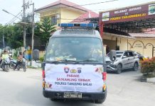 Polres Tanjung Balai Arak Arakan Rayakan Kemenangan Satkamling terbaik tahun 2025
