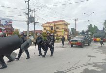 Kesigapan Personel Polres Tanjungbalai dan Brimob Kompi 3B Polda Sumut Atasi Kericuhan di Tanjungbalai