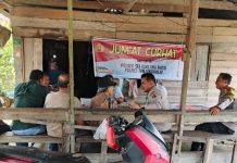 Polsek STR Sambangi Warga