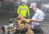 Personel Sat Lantas Polres Tanjung balai Secara Humanis Himbau Pedagang Jajanan Malam