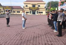 Polres Tanjung Balai Hadir di Setiap Gereja Ciptakan Kenyamanan Dalam Kegiatan Ibadah Minggu