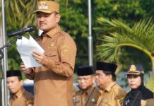 Pimpin Apel Pagi Perdana Wali Kota Tanjungbalai, Mahyaruddin Salim B : Fokus Wujudkan Tanjungbalai Emas