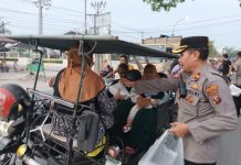 Dukung Warga Yang Berpuasa, Sat Resnarkoba Polres Tanjung Balai Berbagi Takjil Gratis