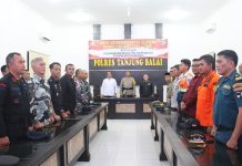 Polres Tanjung Balai Rapat Koordinasi Lintas Sektoral Dalam Rangka Operasi Ketupat Toba 2025