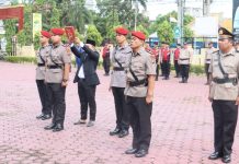 Kapolres Tanjung Balai Serah Terimakan Jabatan Kasat dan Kasiwas, Sampaikan Bekerja Ikhlas