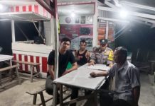 Polsek Sei Tualang Raso Polres Tanjungbalai Kunjungi Warga Ronda Poskamling