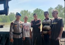 Jaga Harkamtibmas, Satpolair Polres Tanjungbalai Sambangi Nelayan