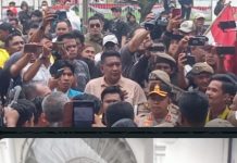 Redam Aksi Demo Potensi Anarkis Kapolres Asahan Buka Ruang Selfi Masyarakat Publik Juga Duduk Dilantai Bersama Mahasiswa
