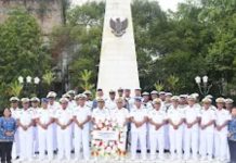 HUT Ke – 80 TNI AL Lanal TBA Ziarah Ke Makam Pahlawan