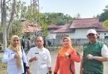 Tiga Hari Berturut Disporapar Gelar Aksi Gotong Royong Pada GOR bersama DLH Kota Tanjungbalai