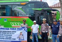 Pastikan Keselamatan Penumpang Jelang Ramadan, Satlantas Polres Tanjungbalai Gelar Ramp Check