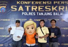 Sat Reskrim Polres Tanjungbalai Gulung Penulis Togel Di Kelurahan Sirantau