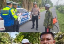 Respon cepat, Polres Tanjungbalai Gerak Cepat Salurkan Bantuan Kepada Kakek Darwin
