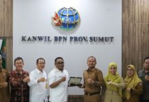 Kunjungan Pemerintah Kota Tanjungbalai Kordinasi Penerbitan Sertipikat Pulau