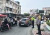 Pastikan Warga Nyaman Berburu Takjil, Sat Lantas Polres Tanjung Balai Amankan Pasar Tumpah