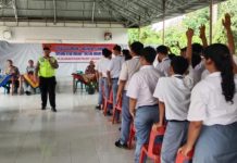 Sapa Pelajar, Sat Lantas Polres Tanjungbalai Ajak Generasi Muda Tertib Berlalu Lintas