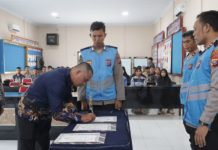 Polres Tanjungbalai Gelar Pakta Integritas Penerimaan Polri 2026