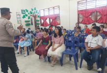 Sat Binmas Polres Tanjungbalai Sambangi Anak-Anak Sekolah Minggu Gereja BNKP