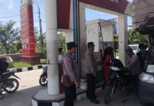 Cegah Kelangkaan BBM, Polsek Datuk Bandar Pantau Langsung SPBU Batu 7