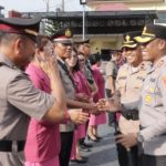 Kapolres Tanjung Balai Pimpin Sertijab Lima Pejabat Utama