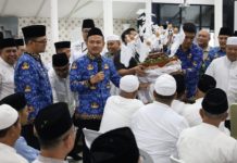 Tepung Tawar 134 Jemaah Calon Haji, Wali Kota Mahyaruddin Titip Doa Untuk Kota Tanjungbalai Semakin Baik