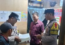 Jaga Kamtibmas, Personel Polsek Datuk Bandar Sambangi Pos Ronda Pulau Simardan