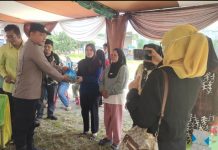 Polsek Datuk Bandar Kawal Gerakan Pangan Murah Serentak Nasional