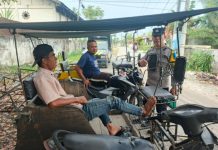 Bhabinkamtibmas Polsek Sei Tualang Raso Ajak Warga Jaga Kamtibmas