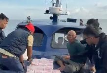 Polisi Dan Bea Cukai Hentikan Sampan Kaluk Pembawa 30 KG Sabu Diperairan Asahan Tanjungbalai