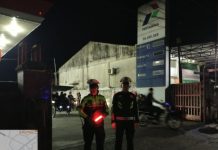 Antisipasi Kelangkaan BBM, Sat Lantas Polres Tanjung Balai Patroli di Sejumlah SPBU
