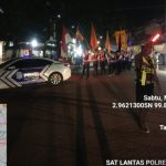 Kawal Pawai Lilin Waisak, Sat Lantas Tanjungbalai Amankan Arus Lalu Lintas Berjalan Lancar