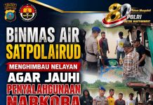 Binmas Air Polres Tanjung Balai Imbau Nelayan Jauhi Narkoba saat Melaut