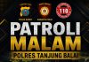 POLRES TANJUNGBALAI GELAR PATROLI RUTIN ANTISIPASI GANGGUAN KAMTIBMAS DAN KEJAHATAN JALANAN