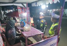 Sat Lantas Polres Tanjung Balai Gelar Polantas Menyapa di Dua Titik Rawan, Pedagang Merasa Aman